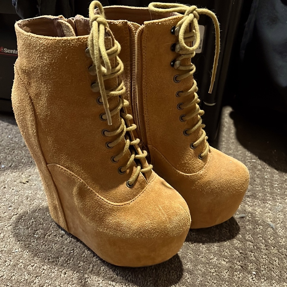 Jeffrey Cambel boot wedges